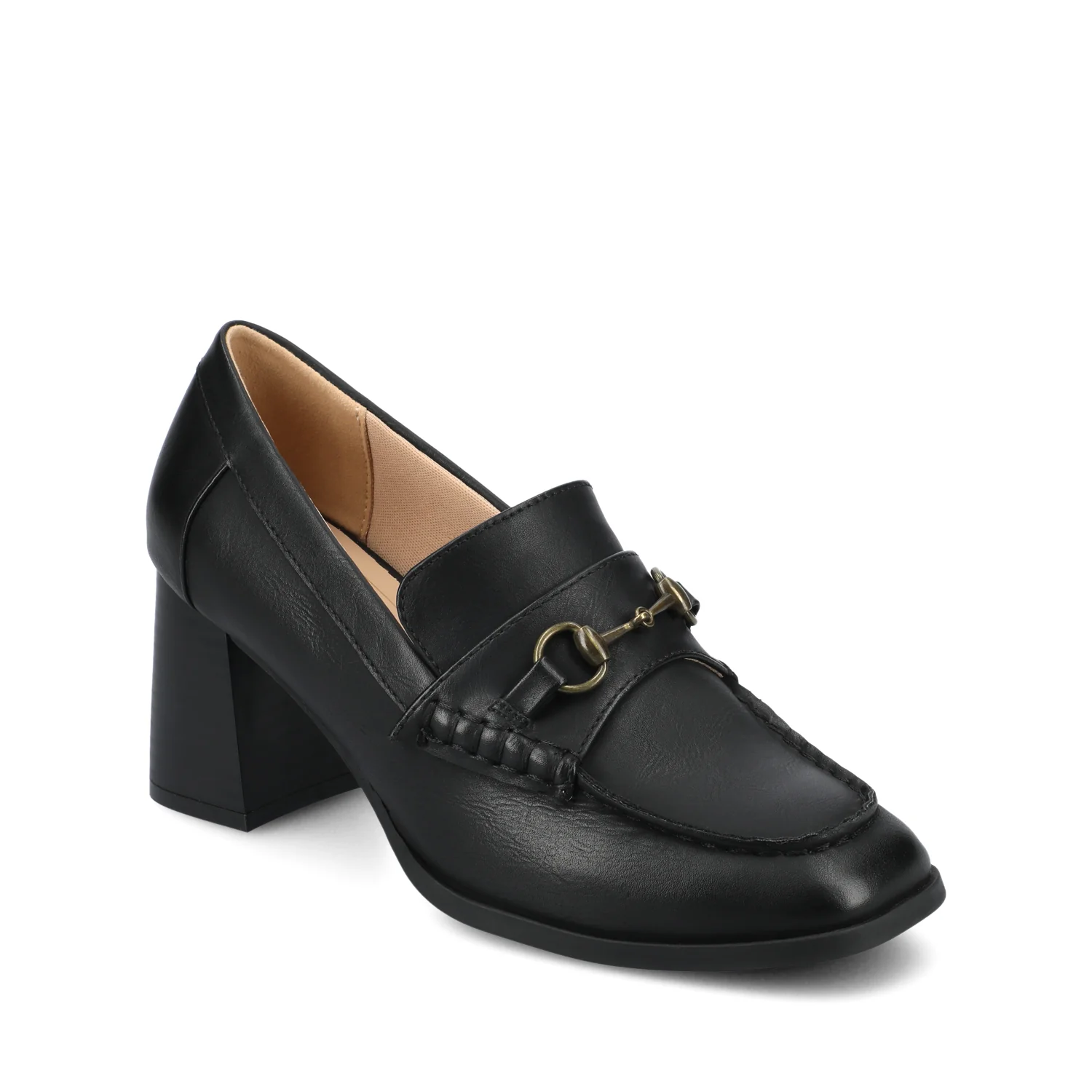 AISHA MOC TOE PUMPS - Black - Image 2