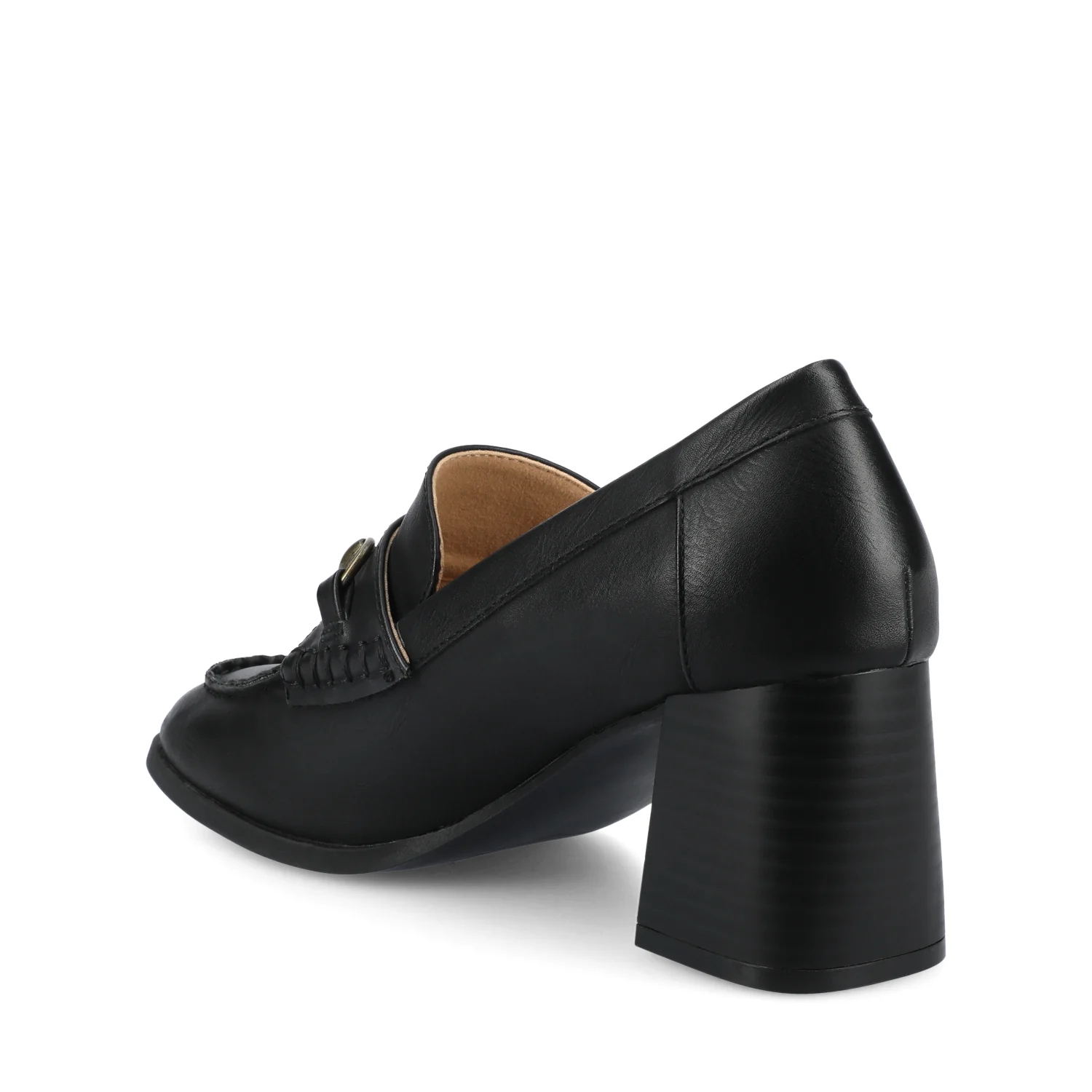 AISHA MOC TOE PUMPS - Black - Image 3