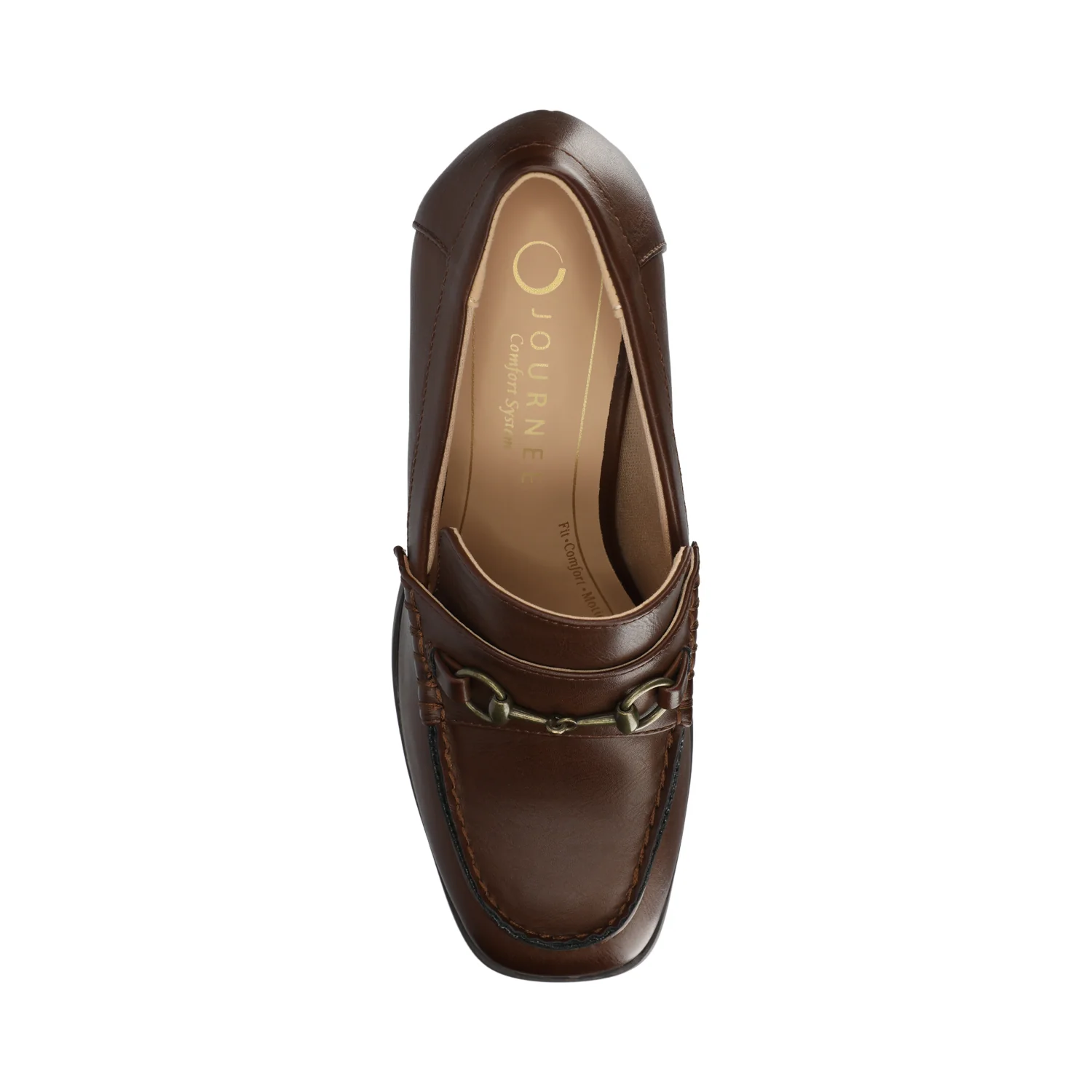 AISHA MOC TOE PUMPS - Chocolate - Image 4