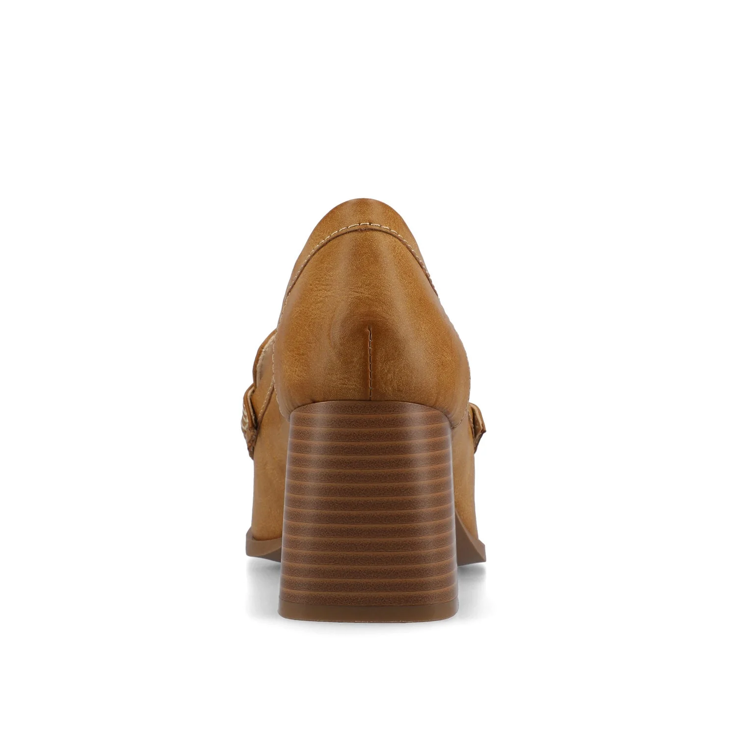AISHA MOC TOE PUMPS - Tan - Image 6
