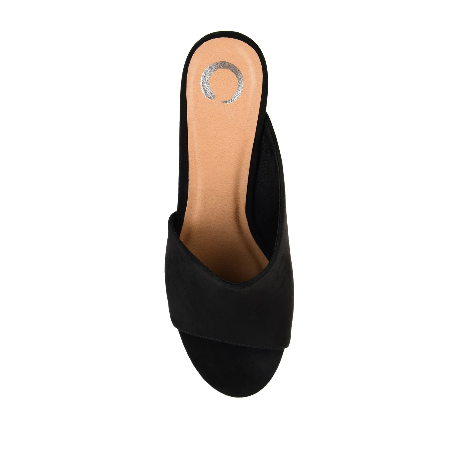 ALLEA BLOCK HEELS IN FAUX SUEDE - Black Faux Suede - Image 6