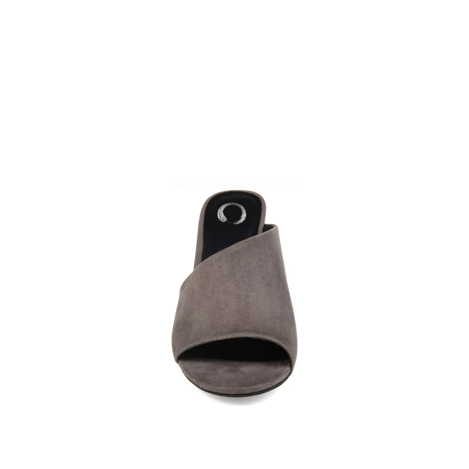 ALLEA BLOCK HEELS IN FAUX SUEDE - Grey Faux Suede - Image 5