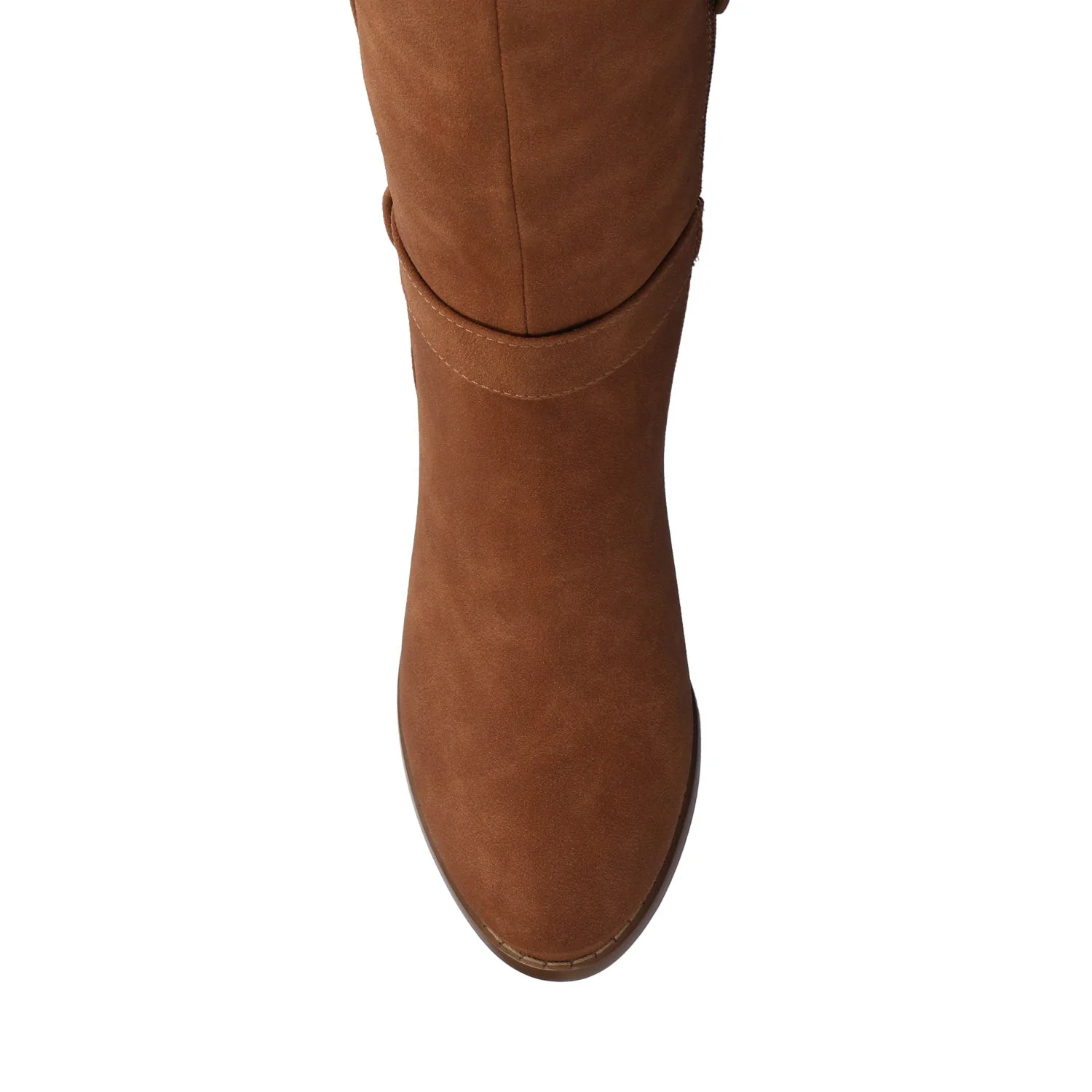 ALYZA OVER THE KNEE BOOTS - Chestnut - Image 4