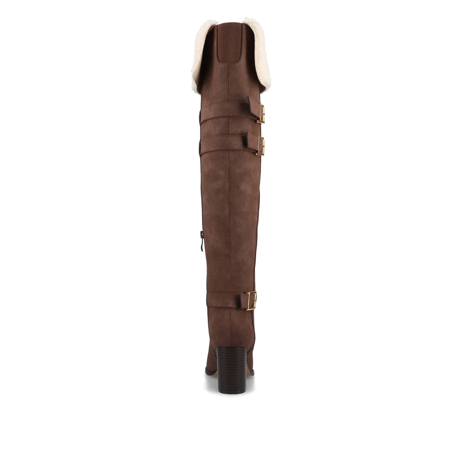 ALYZA OVER THE KNEE BOOTS - Chocolate - Image 6
