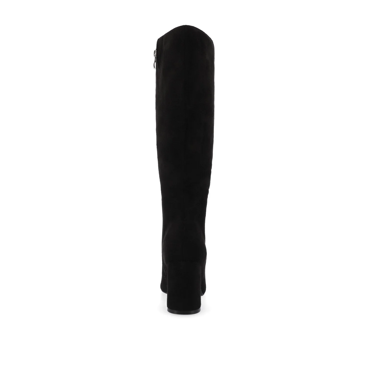 AMEYLIA KNEE-HIGH BOOTS - Black Faux Suede - Image 7