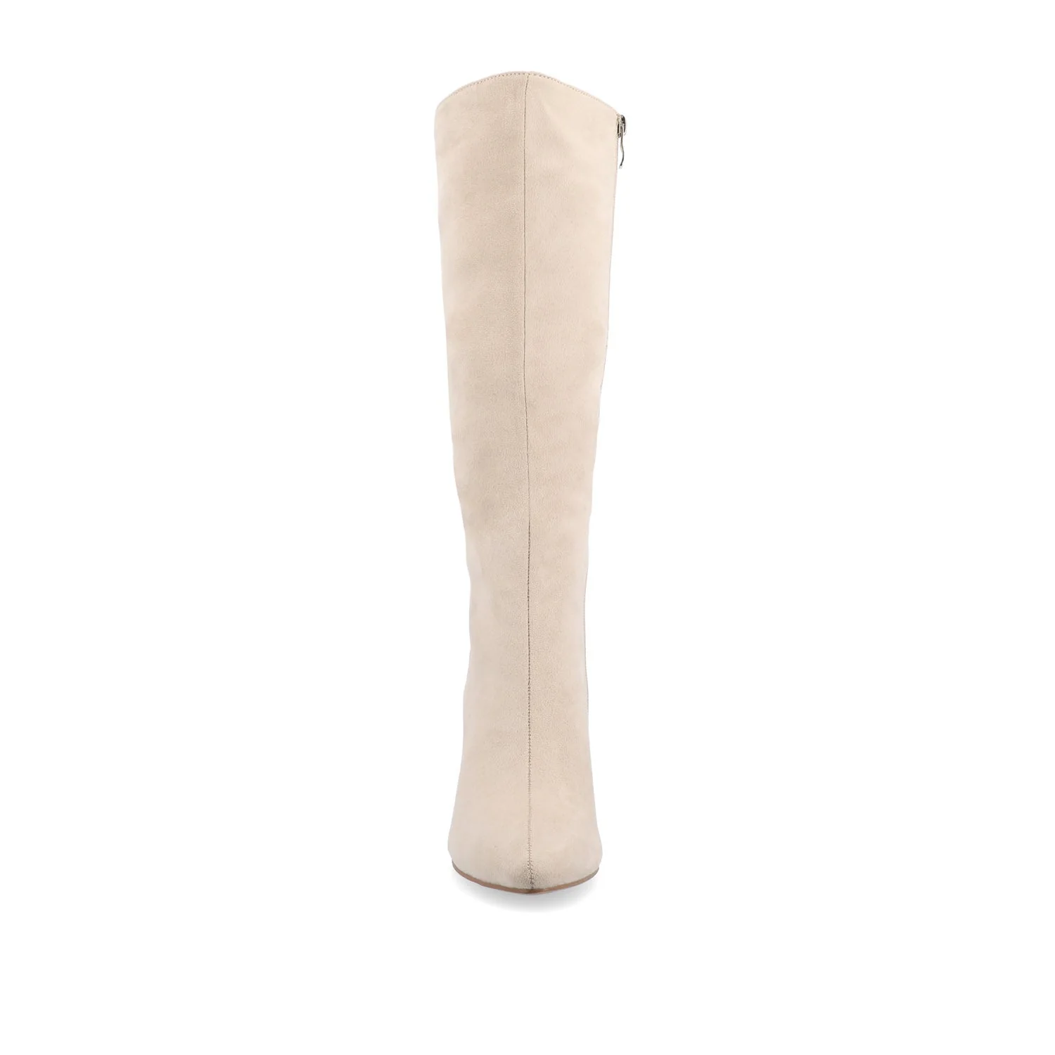 AMEYLIA KNEE-HIGH BOOTS - Bone Faux Suede - Image 5