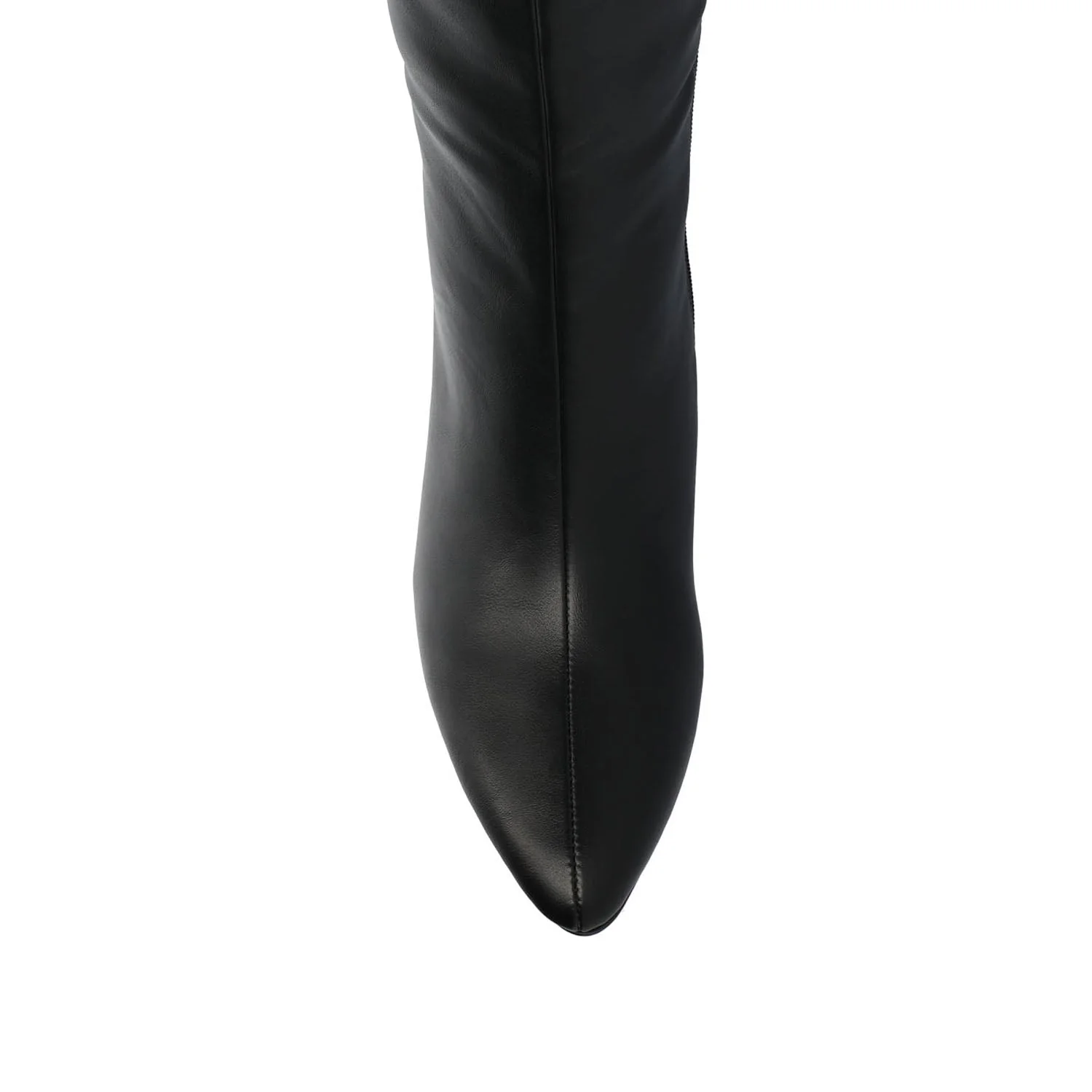 AMEYLIA VEGAN LEATHER KNEE-HIGH BOOTS - Black PU - Image 6