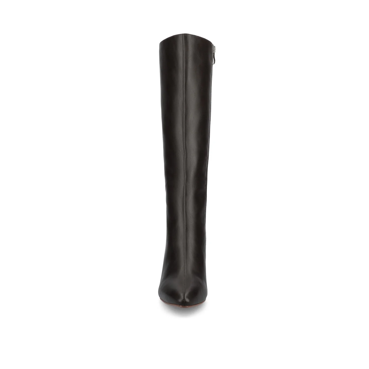 AMEYLIA VEGAN LEATHER KNEE-HIGH BOOTS - Brown PU - Image 6
