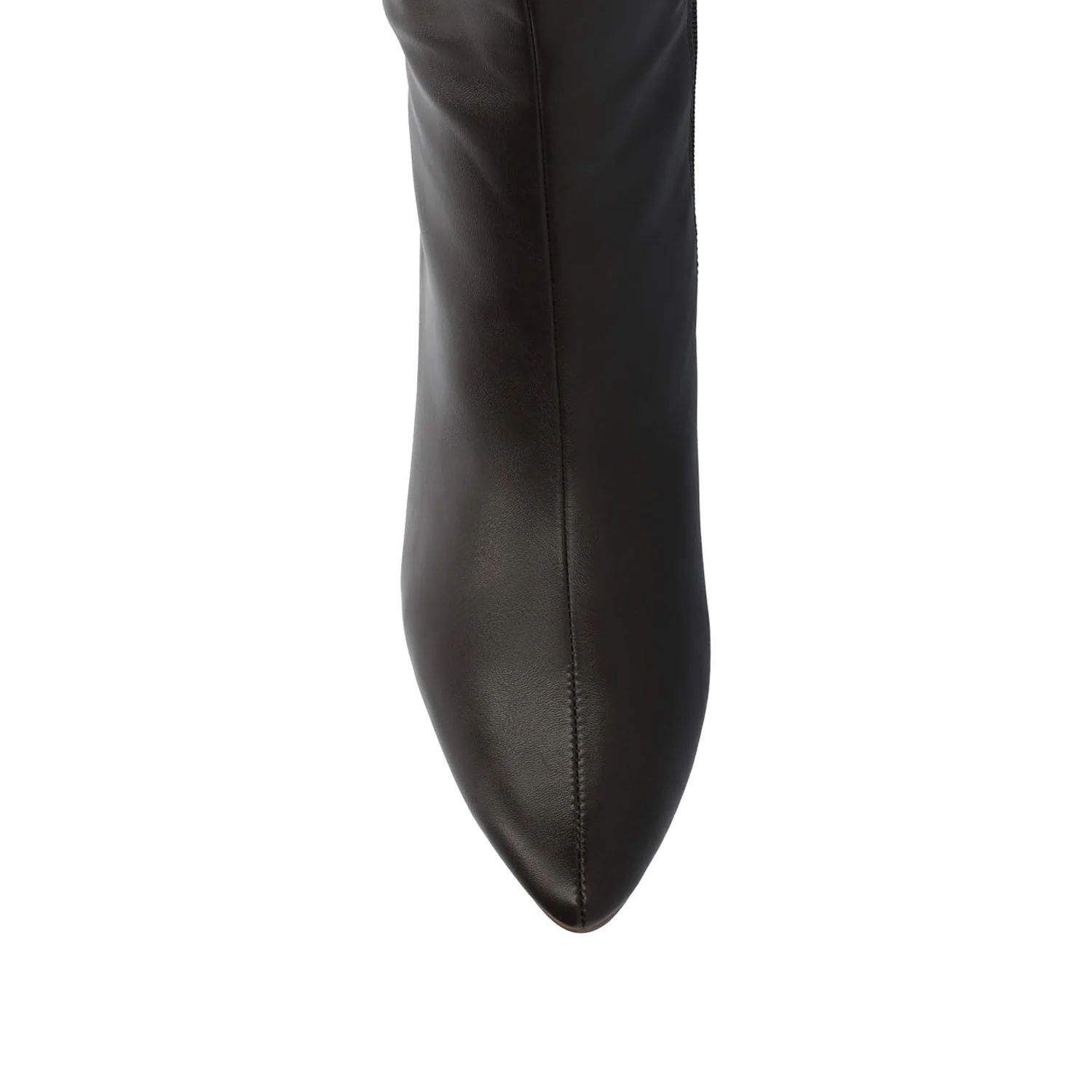 AMEYLIA VEGAN LEATHER KNEE-HIGH BOOTS - Brown PU - Image 7