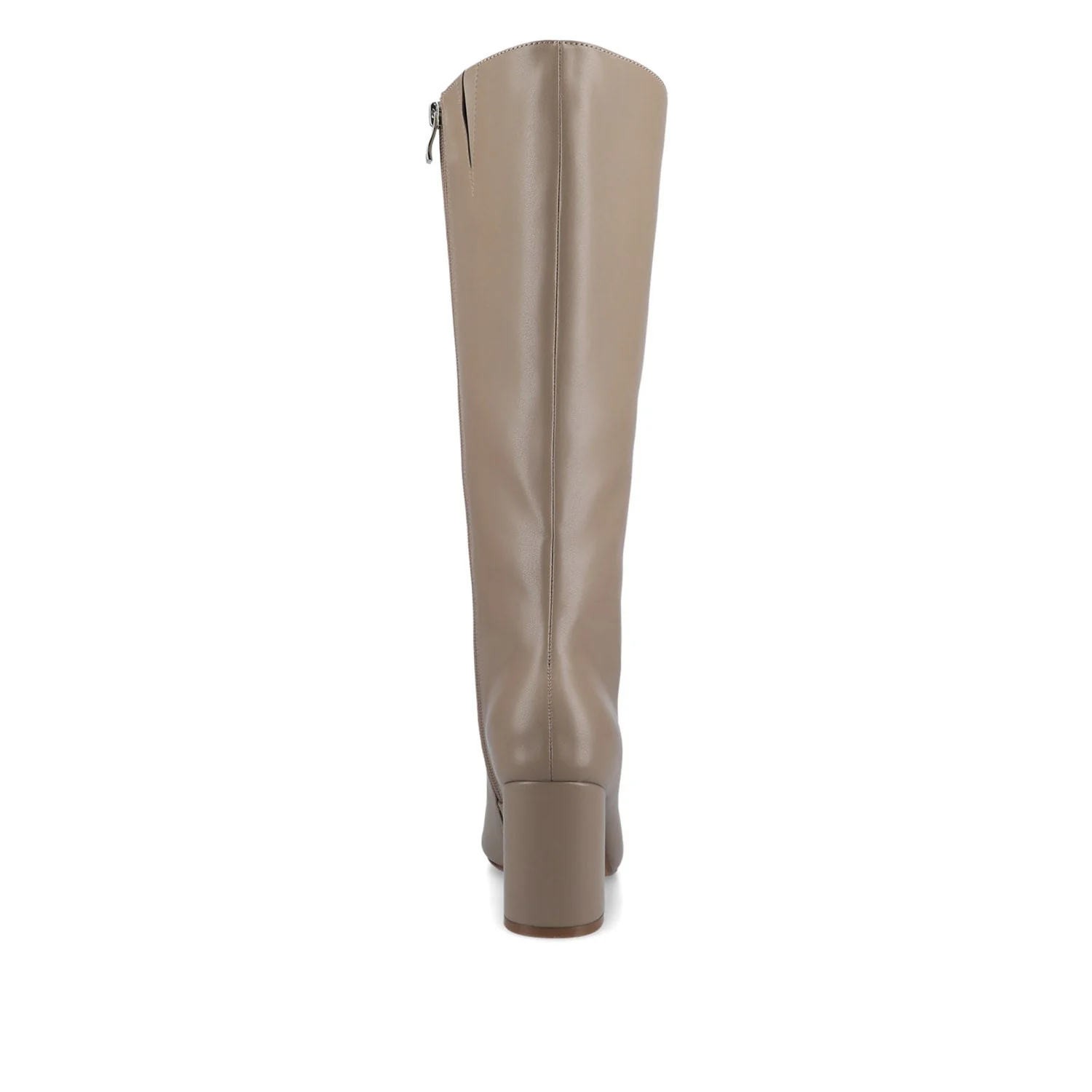 AMEYLIA VEGAN LEATHER KNEE-HIGH BOOTS - Taupe PU - Image 6