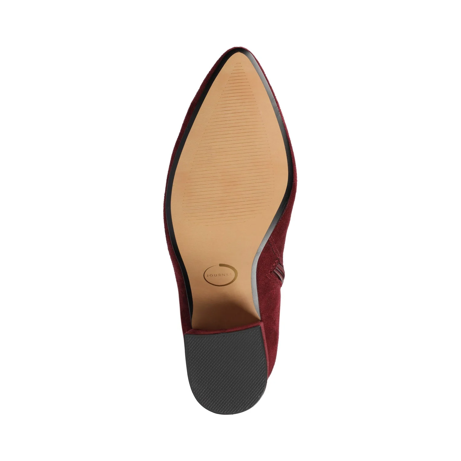 AMEYLIA KNEE-HIGH BOOTS - Oxblood Faux Suede - Image 5
