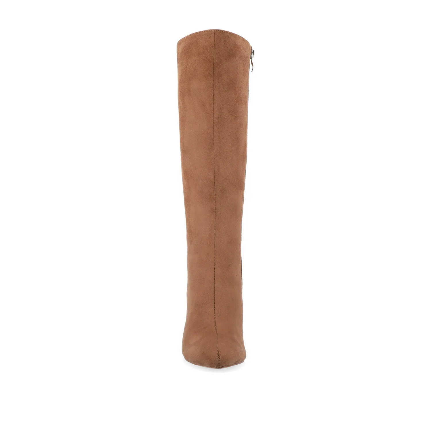 AMEYLIA KNEE-HIGH BOOTS - Tan Faux Suede - Image 5