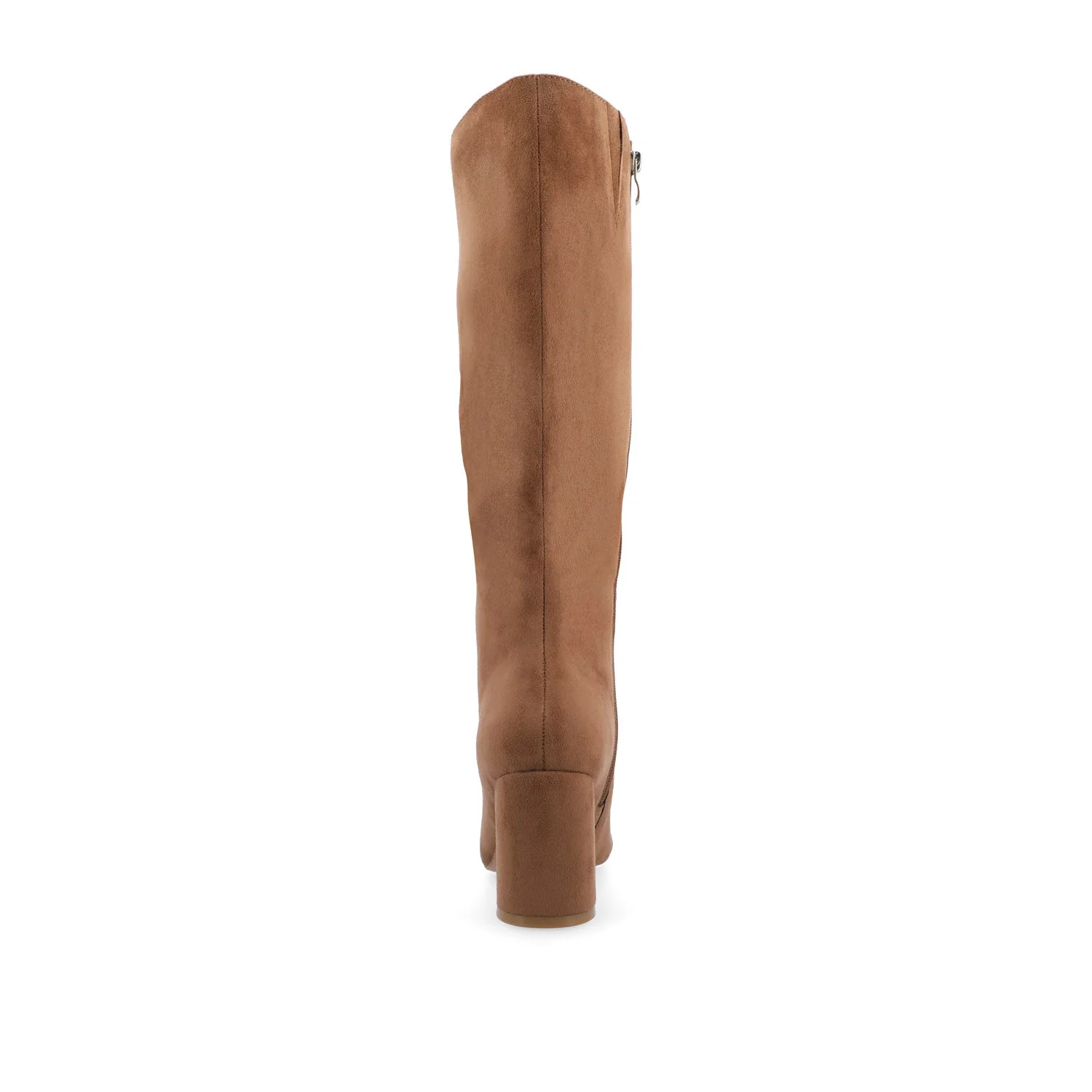 AMEYLIA KNEE-HIGH BOOTS - Tan Faux Suede - Image 7