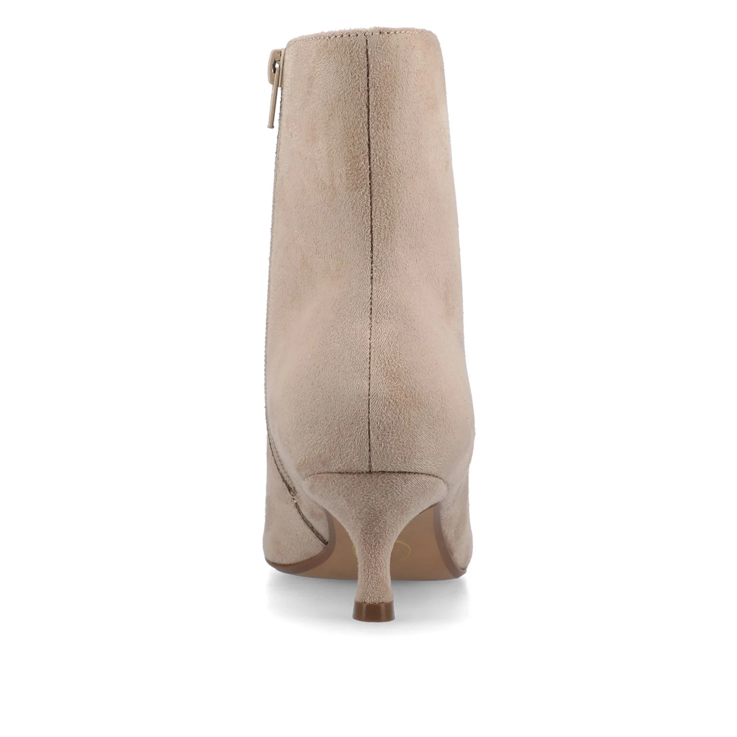 ARELY POINTED TOE BOOTIES - Taupe Suede - Image 6