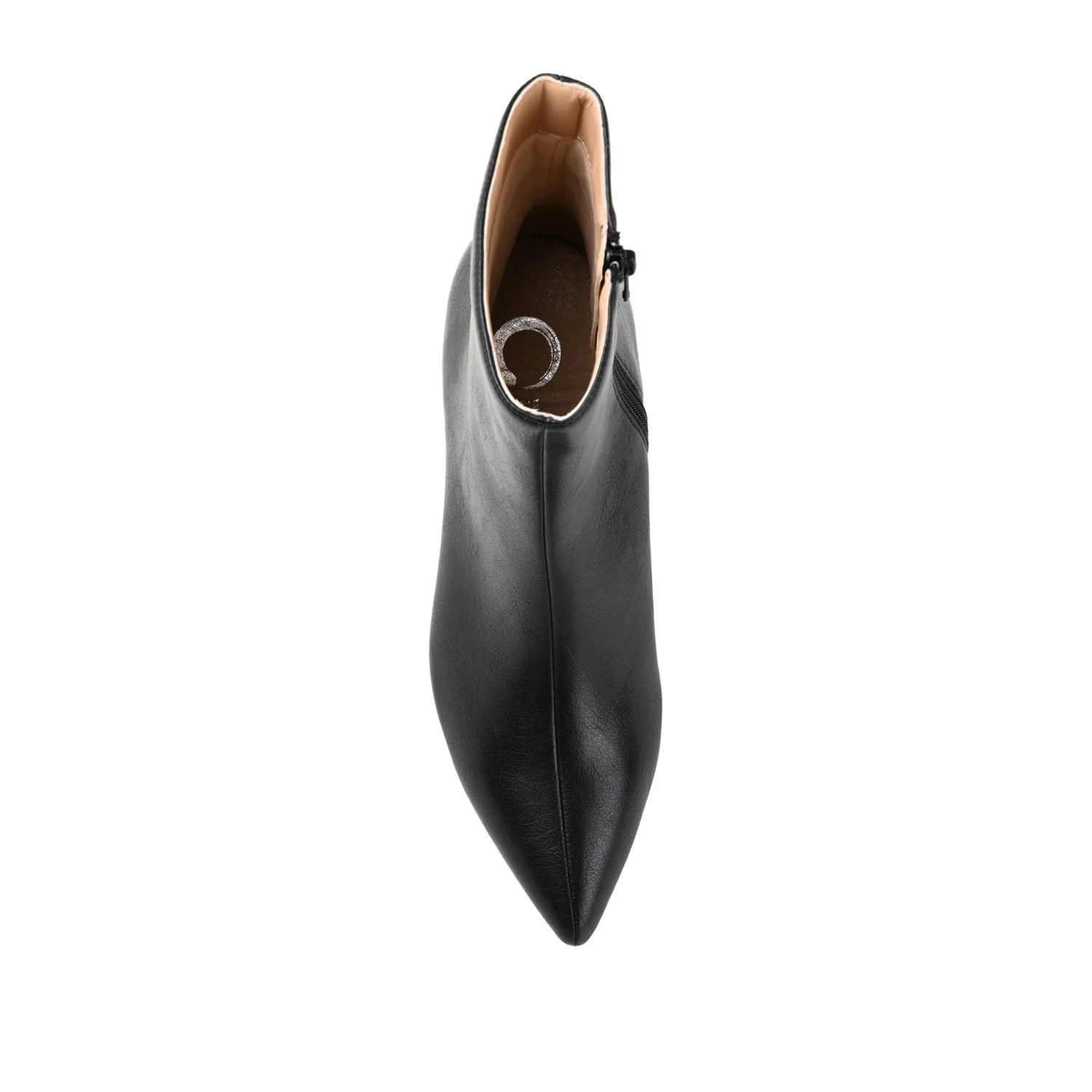 ARELY POINTED TOE BOOTIES IN WIDE - Black PU - Image 6