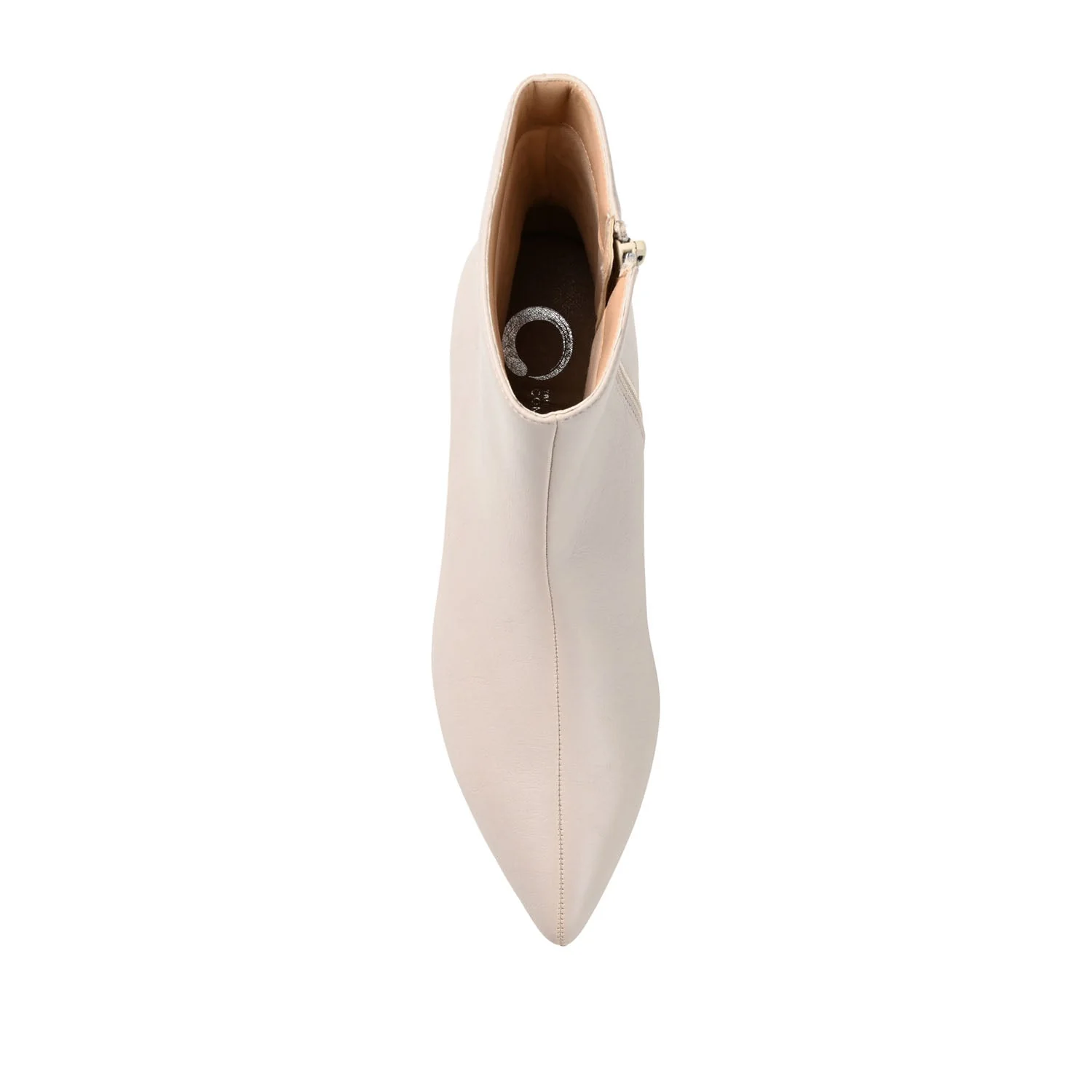 ARELY POINTED TOE BOOTIES IN WIDE - Stone PU - Image 6