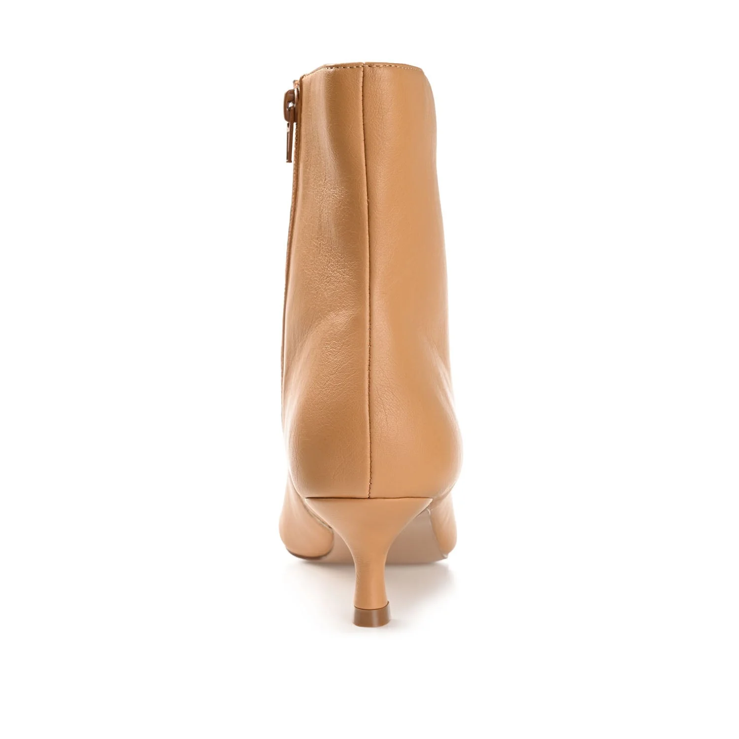 ARELY POINTED TOE BOOTIES IN WIDE - Tan PU - Image 7