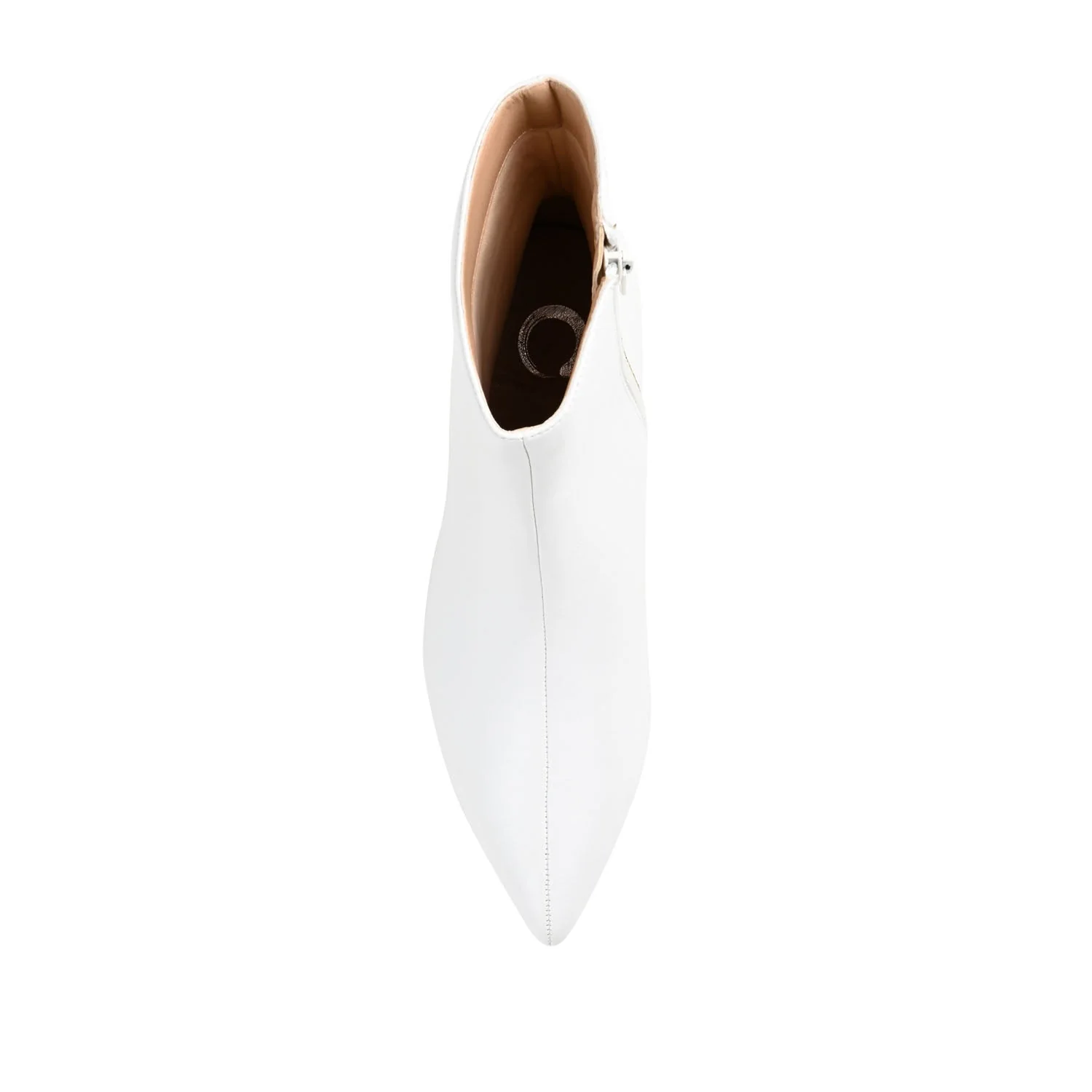 ARELY POINTED TOE BOOTIES IN WIDE - White PU - Image 5