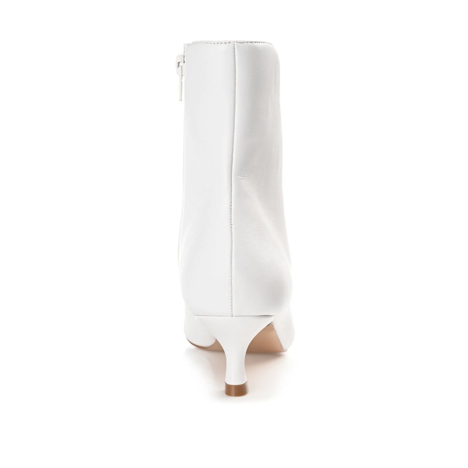 ARELY POINTED TOE BOOTIES IN WIDE - White PU - Image 8