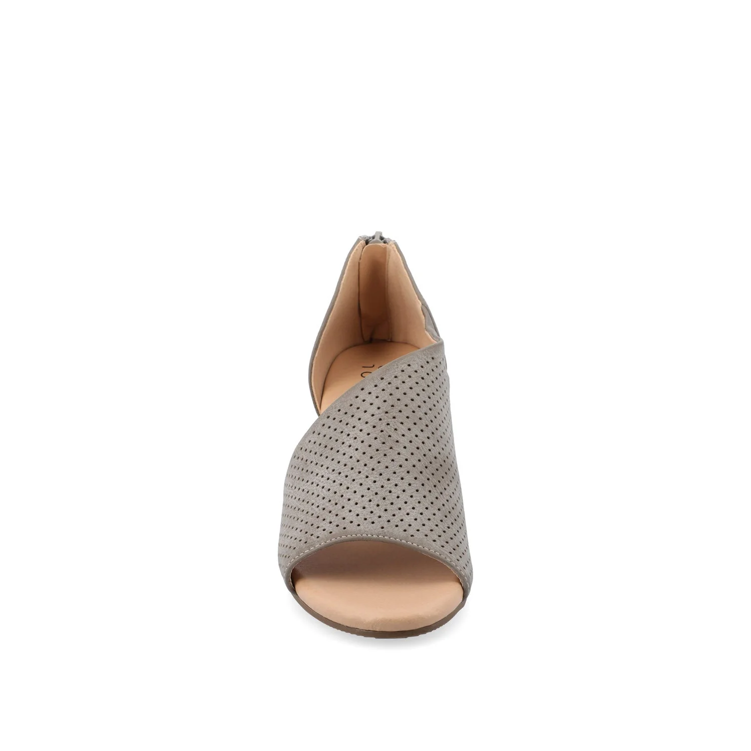 ARETHA WEDGE HEEL SANDALS IN WIDE - Grey PU - Image 5