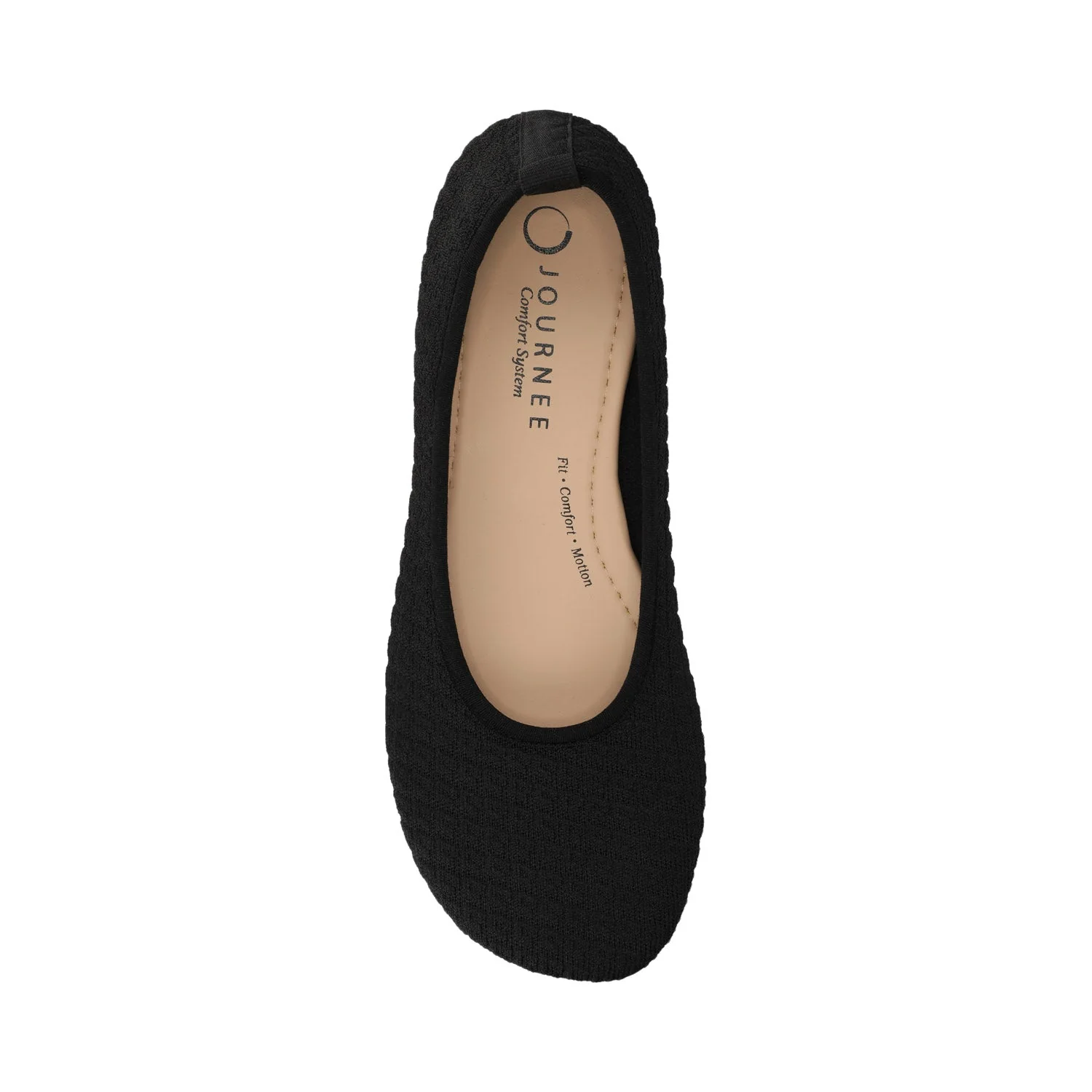 ARIA KNIT FLATS - Black - Image 4
