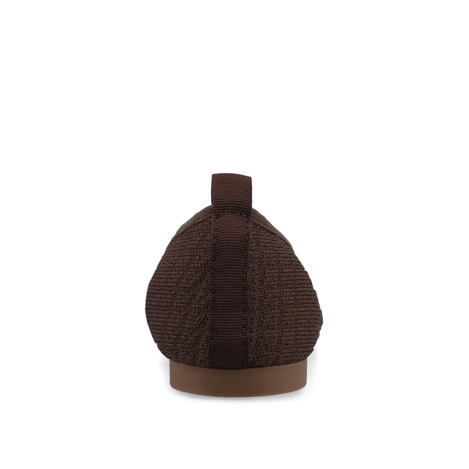 ARIA KNIT FLATS - Chocolate - Image 6