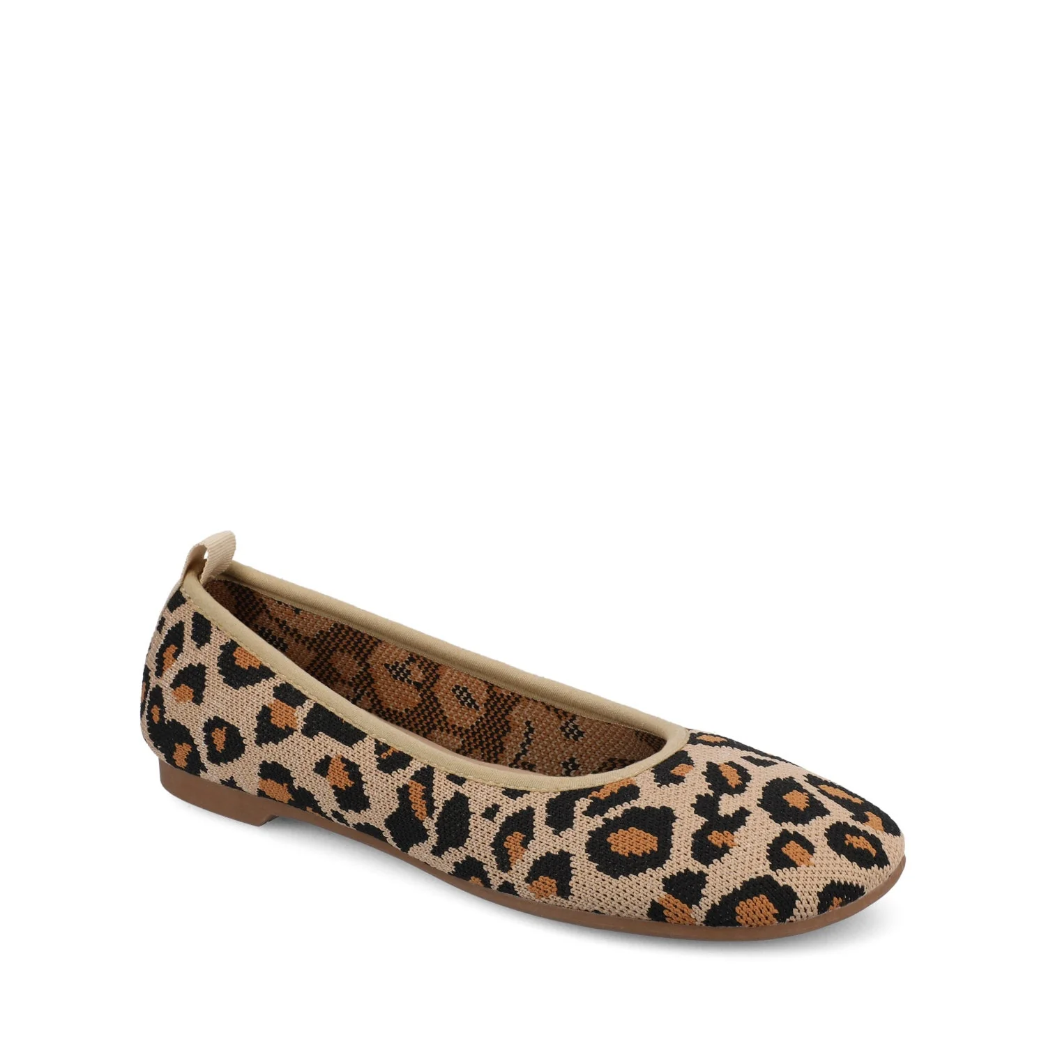 ARIA KNIT FLATS - Leopard - Image 2