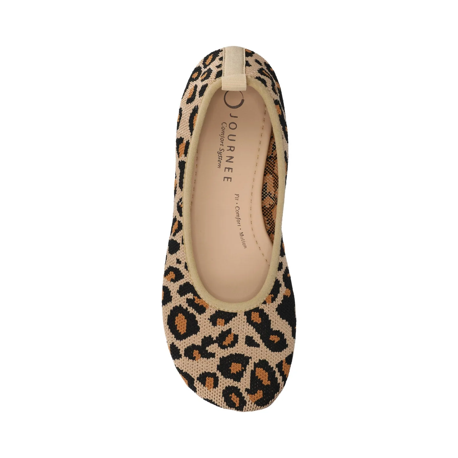 ARIA KNIT FLATS - Leopard - Image 4