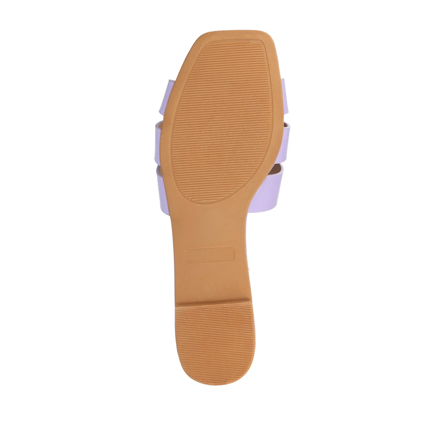 ARRINA STATEMENT PATENT SLIDE SANDALS IN WIDE - Lilac Patent - Image 8