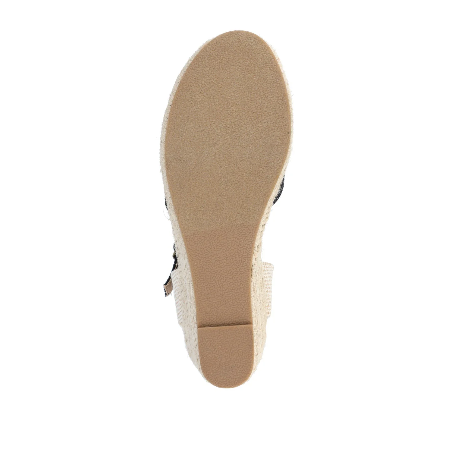 ASHLYN ESPADRILLE WEDGE SANDALS IN WIDE - Black Fabric - Image 8