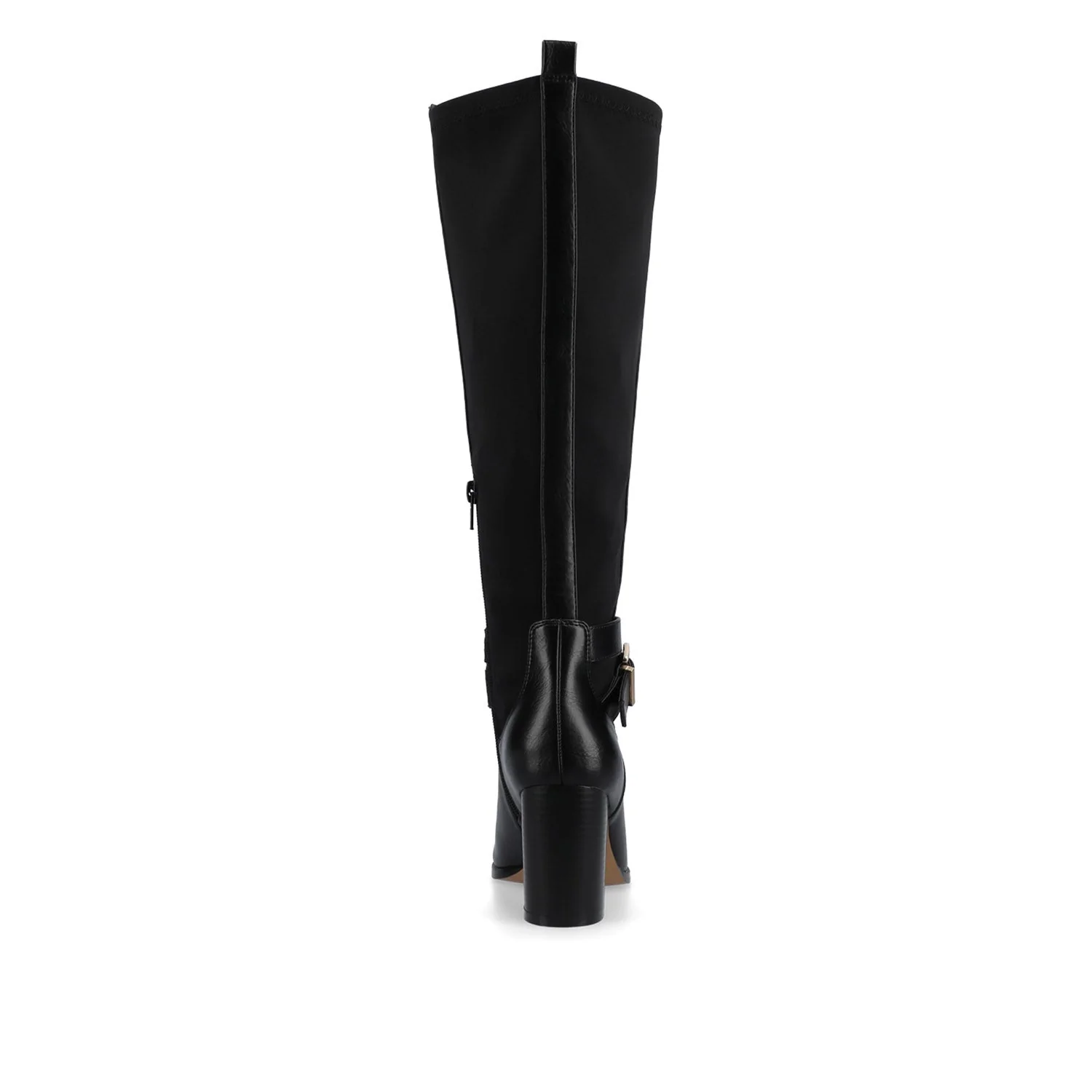 AVALONN KNEE HIGH DRESS BOOTS IN EXTRA WIDE CALF - Black - Image 6