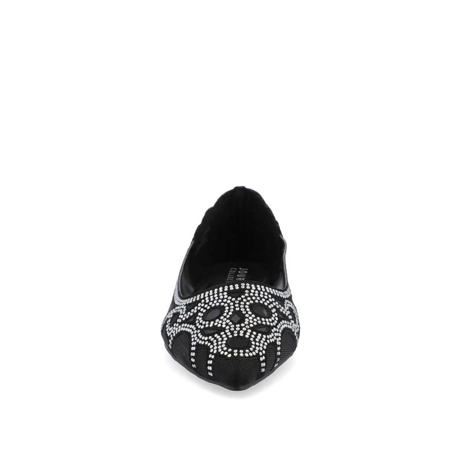 BATAVIA BALLET FLATS IN FAUX SUEDE & MESH - Black Mesh - Image 5