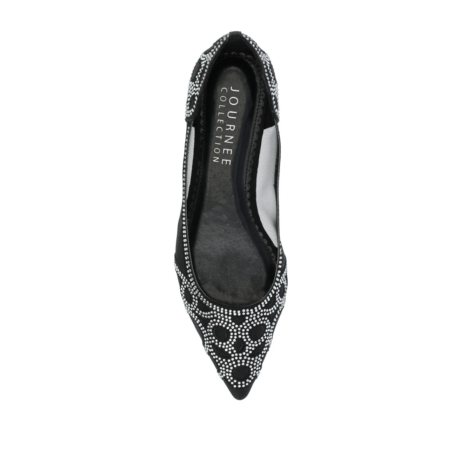 BATAVIA BALLET FLATS IN WIDE - Black Mesh - Image 7