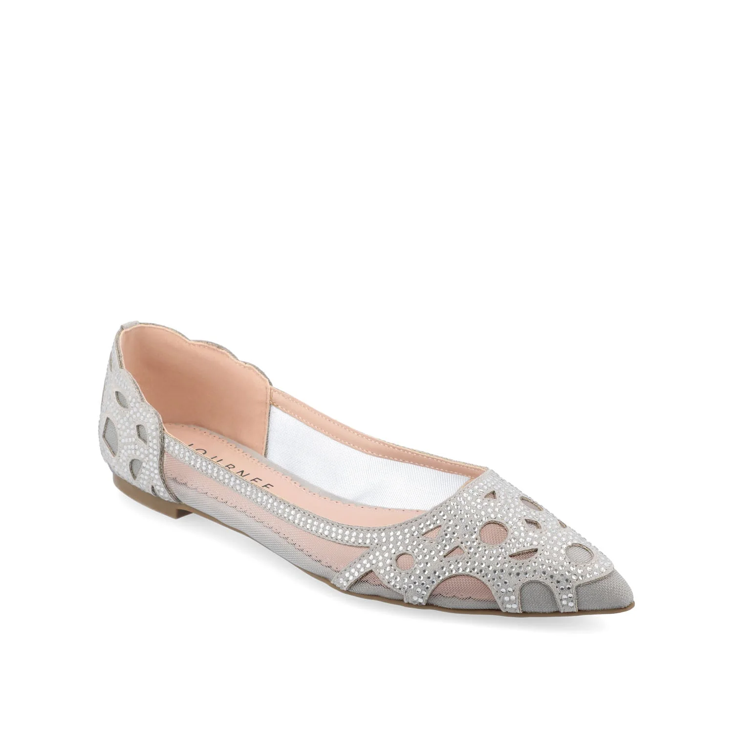 BATAVIA BALLET FLATS IN WIDE - Grey Mesh - Image 2