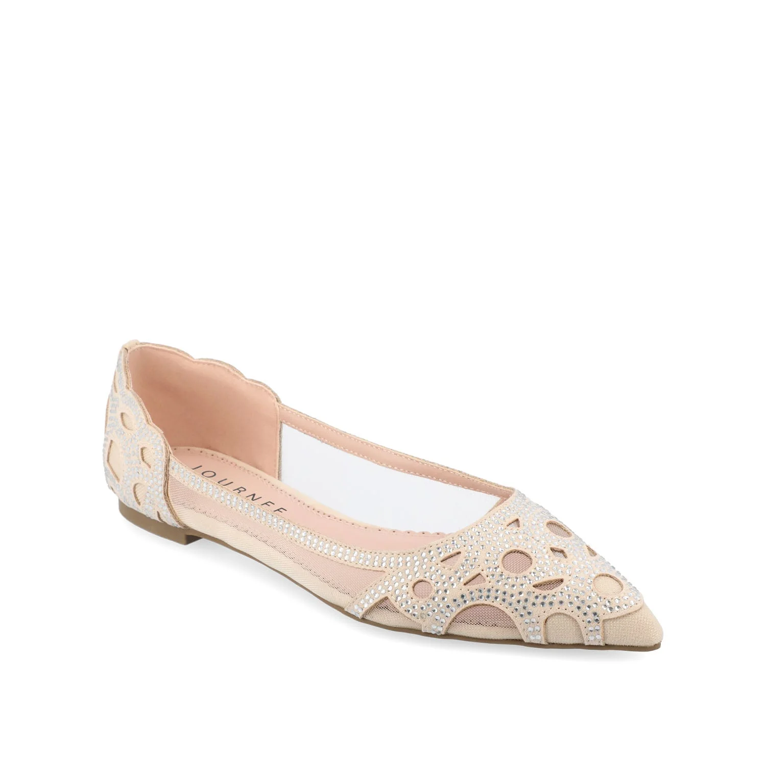 BATAVIA BALLET FLATS IN WIDE - Nude Mesh - Image 3