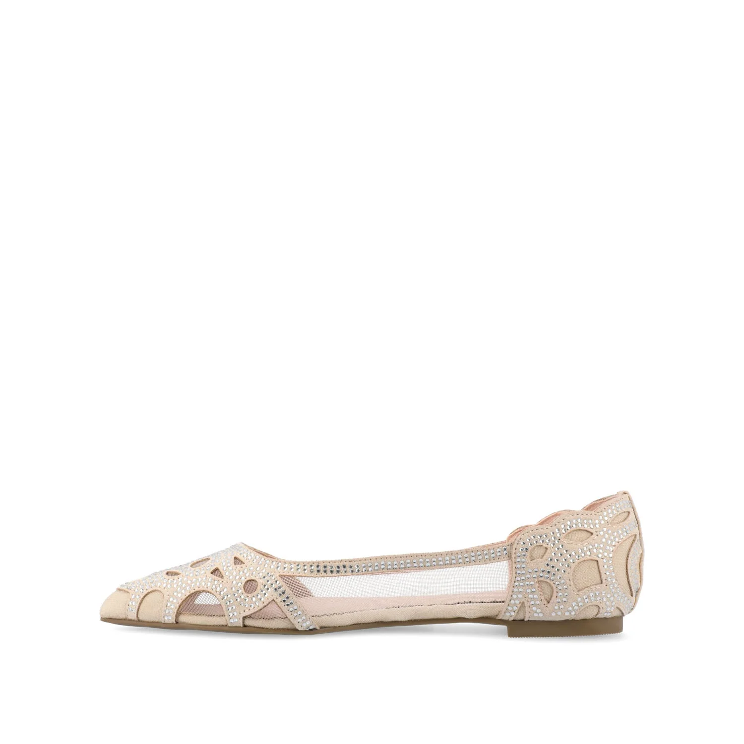 BATAVIA BALLET FLATS IN WIDE - Nude Mesh - Image 4
