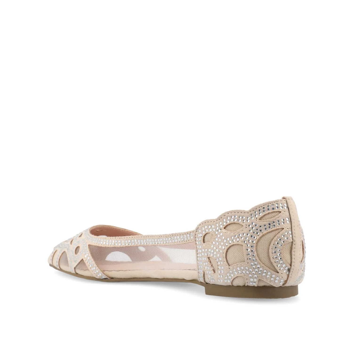 BATAVIA BALLET FLATS IN WIDE - Nude Mesh - Image 5