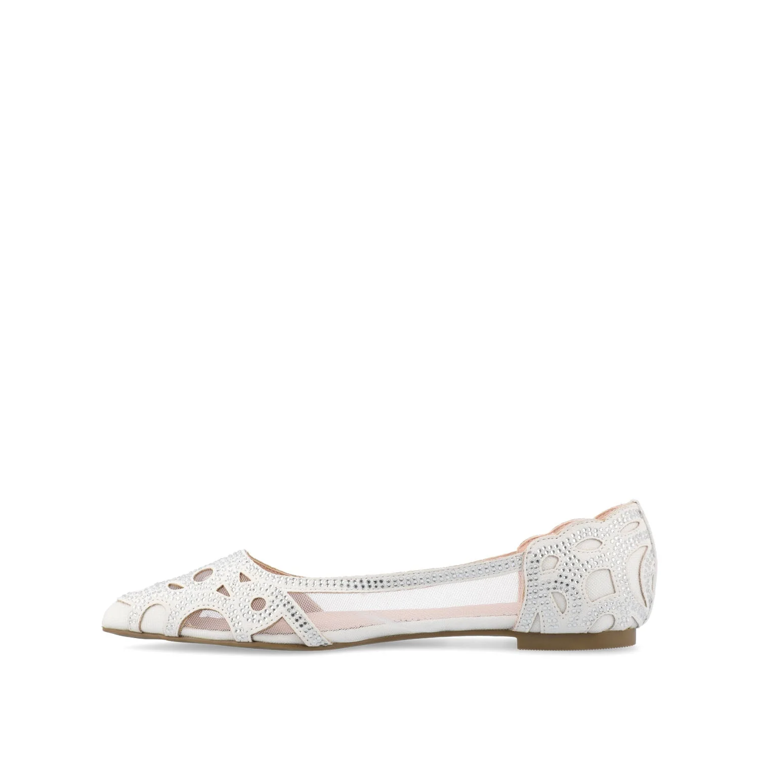 BATAVIA BALLET FLATS IN WIDE - White Mesh - Image 3