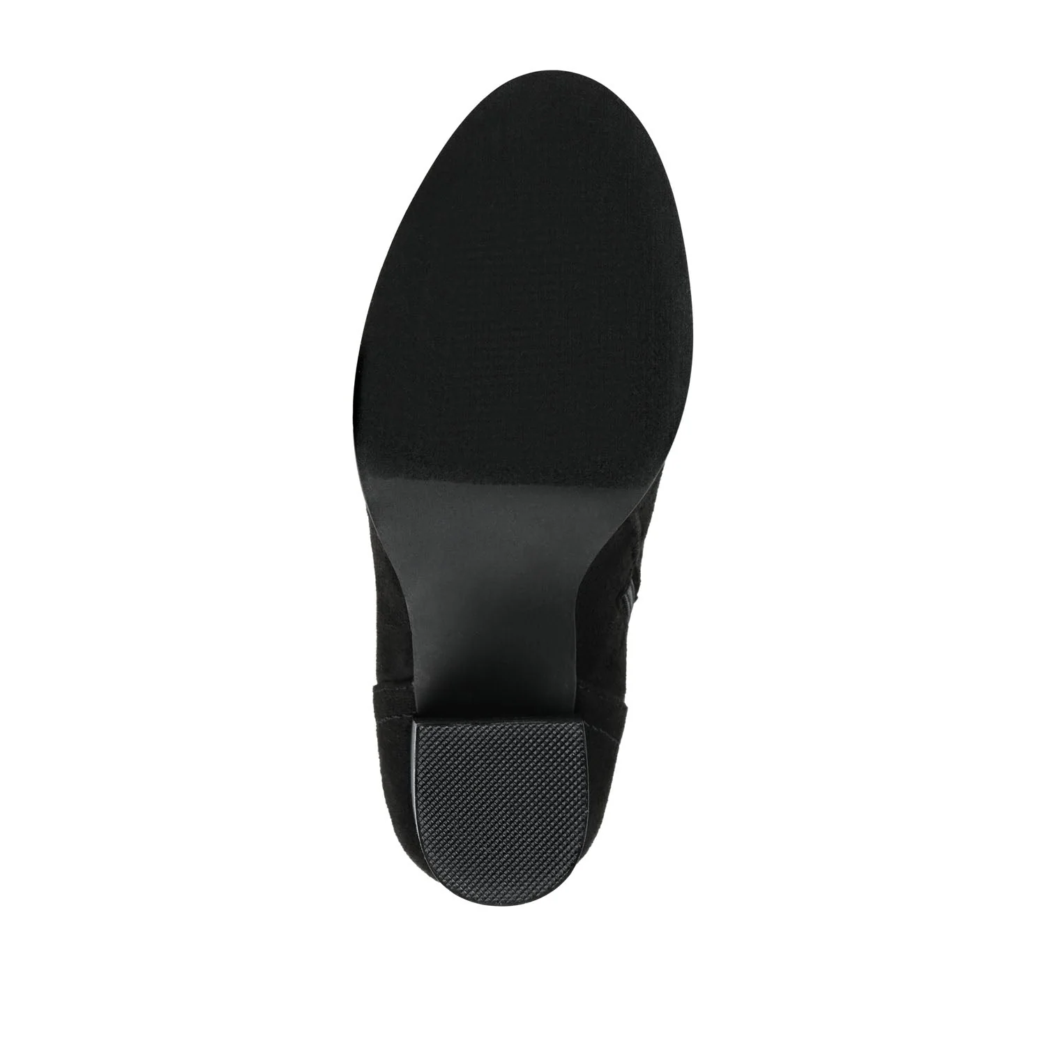 BAYLOR LACE-UP BOOTIES IN FAUX SUEDE - Black Faux Suede - Image 8