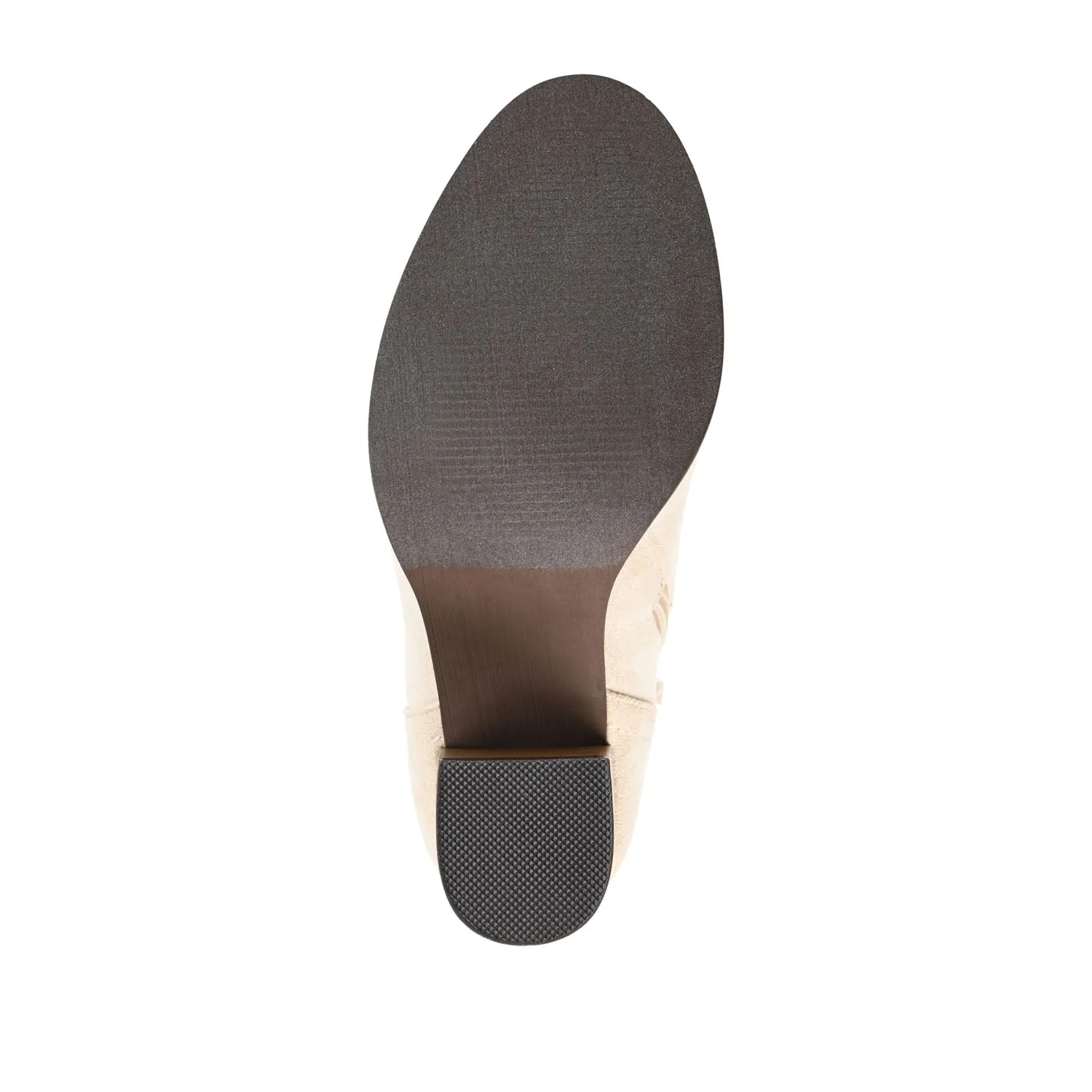 BAYLOR LACE-UP BOOTIES IN FAUX SUEDE - Bone Faux Suede - Image 9