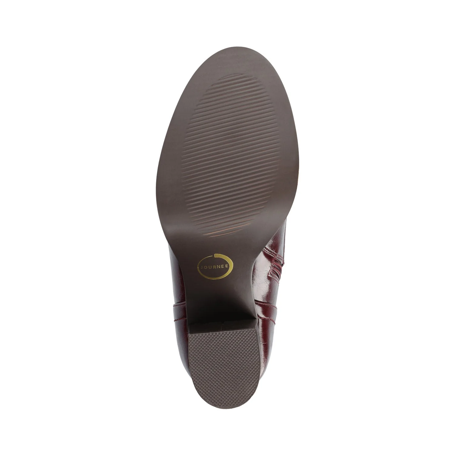 BAYLOR VEGAN LEATHER LACE-UP BOOTIES - Oxblood Patent - Image 5