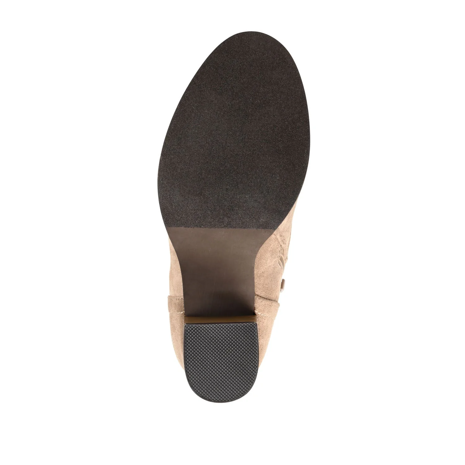 BAYLOR LACE-UP BOOTIES IN FAUX SUEDE - Taupe Suede - Image 8