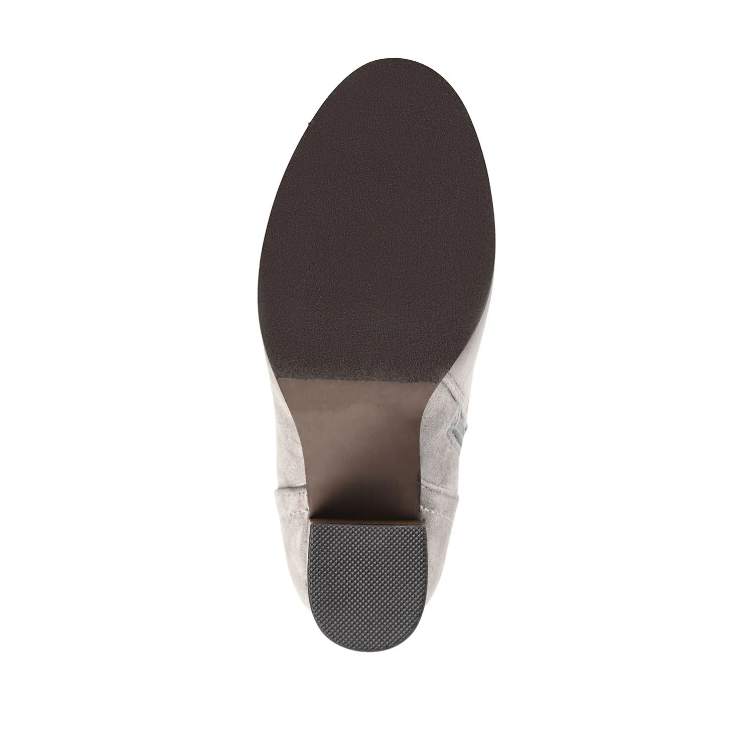 BAYLOR LACE-UP BOOTIES IN WIDE - Grey Faux Suede - Image 8