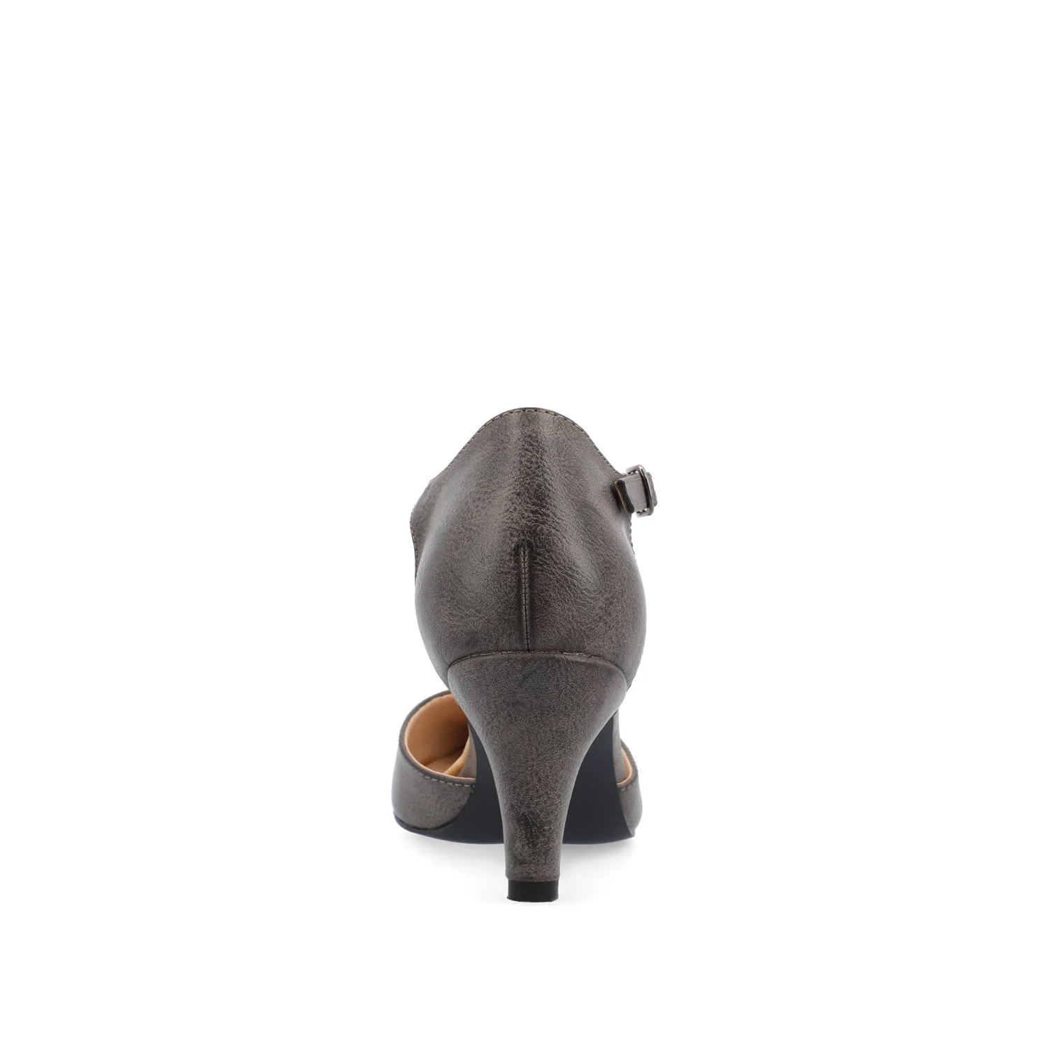 BETTIE D'ORSAY PUMP HEELS IN WIDE - Taupe PU - Image 7