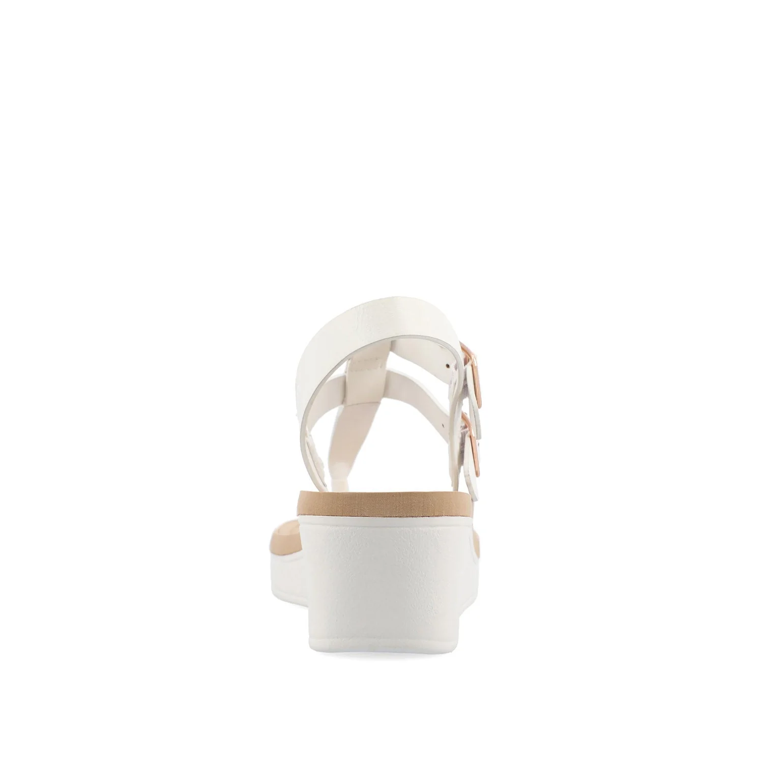 BIANCA WEDGE HEELED SANDALS IN CLASSIC COLORS - White - Image 7