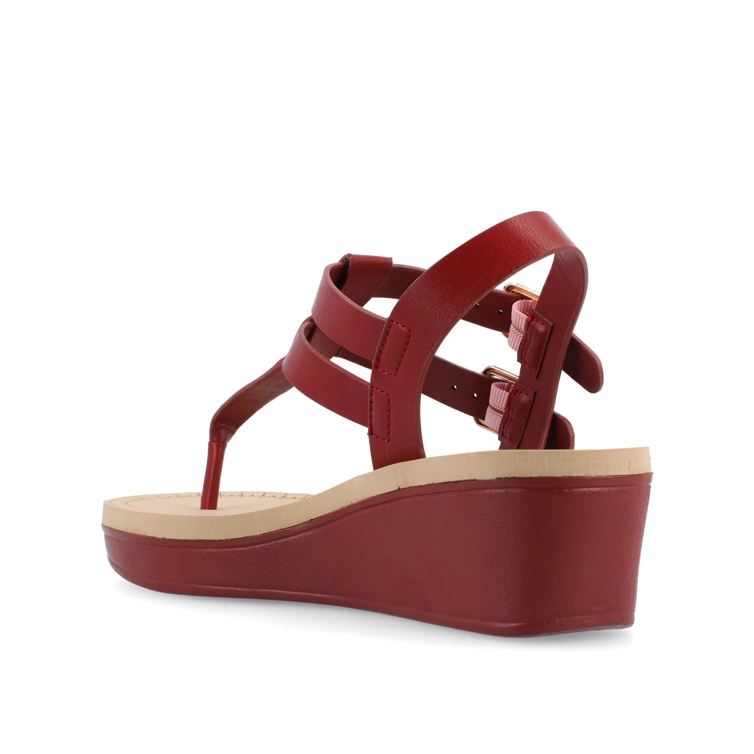 BIANCA SANDALS IN STATEMENT COLORS - Red - Image 4