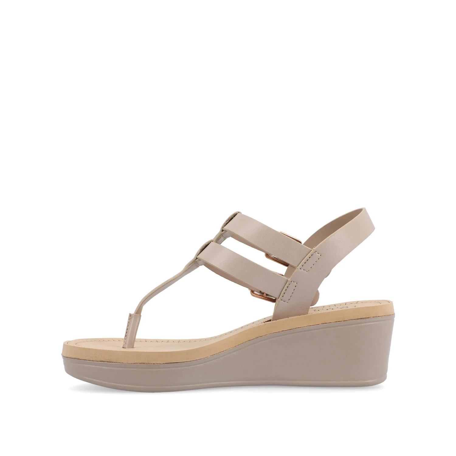 BIANCA SANDALS IN STATEMENT COLORS - Taupe - Image 3