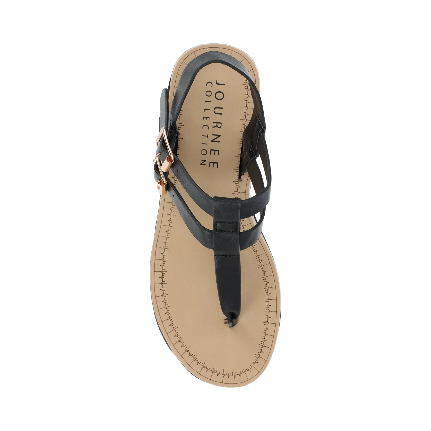BIANCA WEDGE SANDALS IN WIDE - Black - Image 4