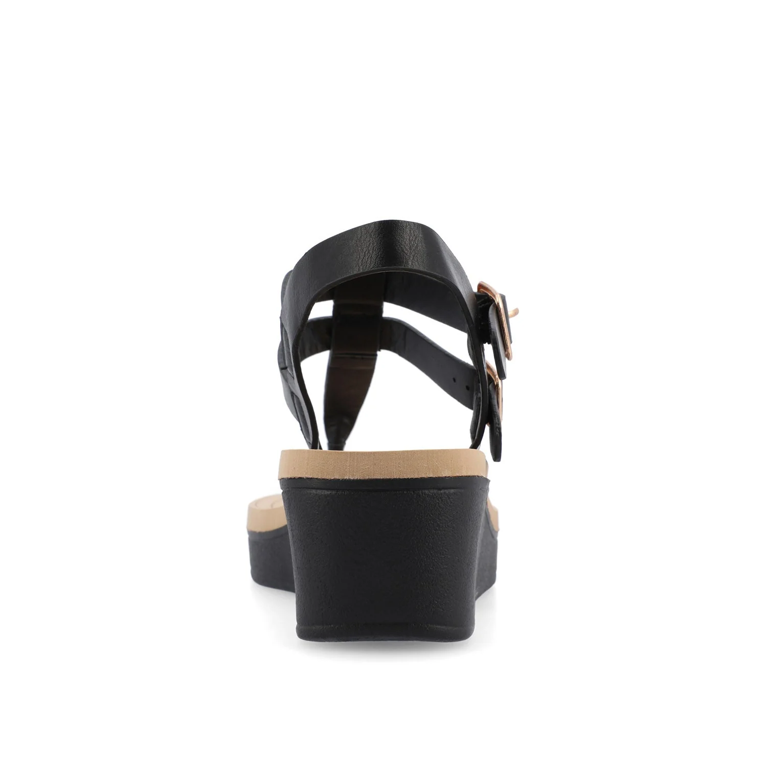 BIANCA WEDGE SANDALS IN WIDE - Black - Image 6