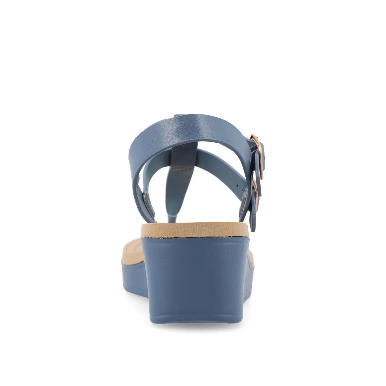 BIANCA WEDGE SANDALS IN WIDE - Blue - Image 6